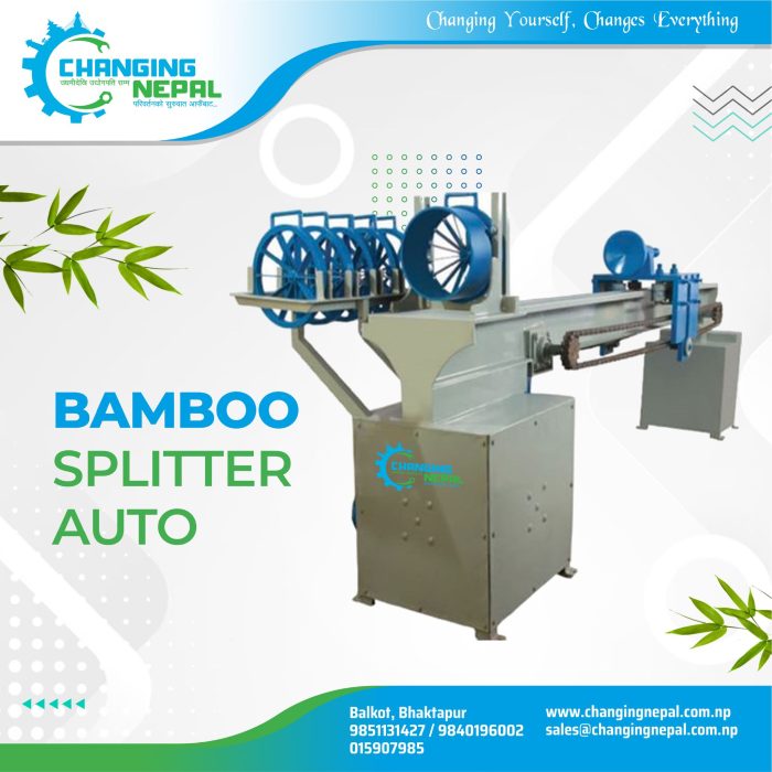 Bamboo Splitter Machine Auto